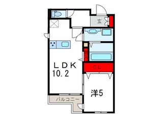 テラコート北野坂の物件間取画像